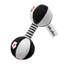 Плюшевая погремушка, гантель Akuku A0482