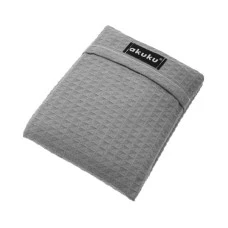 Грелка с вишневыми косточками 13x16 см, серый Akuku A0635