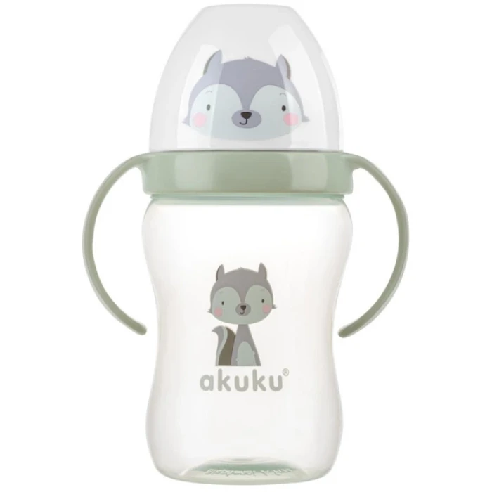 Чашка-непроливайка Енот Akuku A0220