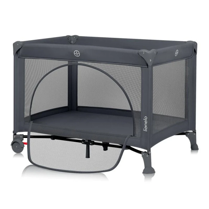 Кроватка-манеж Lionelo LAURA GREY CONCRETE