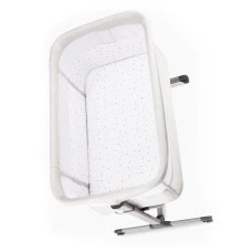 Ліжечко дитяче прямокутне MoMi REVO Light Gray