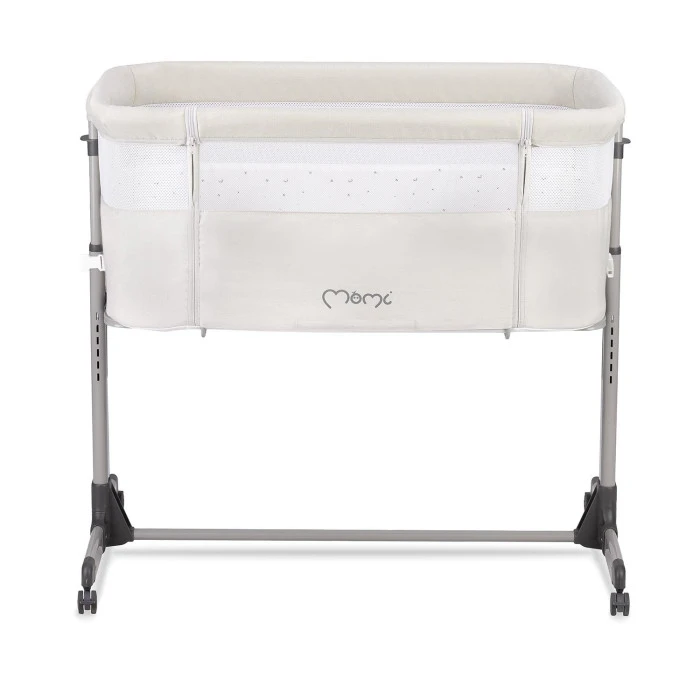 Ліжечко дитяче прямокутне MoMi REVO Light Gray