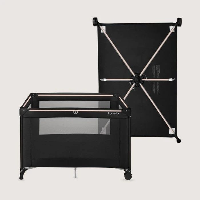 Манеж Lionelo AMELIE BLACK CARBON