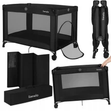 Манеж Lionelo AMELIE BLACK CARBON