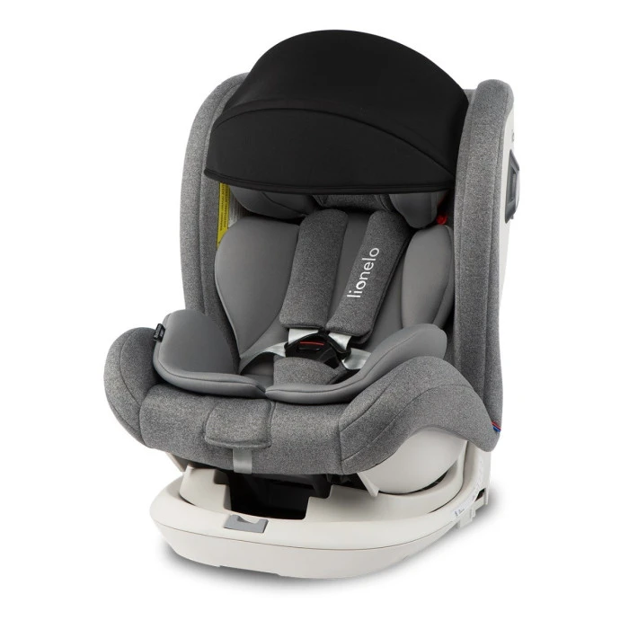 Дитяче автокрісло Lionelo BASTIAAN RWF STONE (white base)