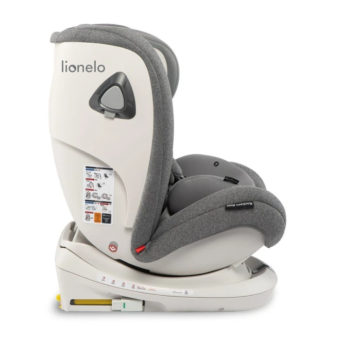 Дитяче автокрісло Lionelo BASTIAAN RWF STONE (white base)