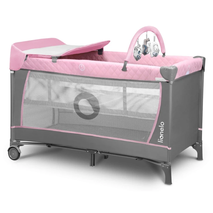 Кроватка-манеж Lionelo FLOWER FLAMINGO