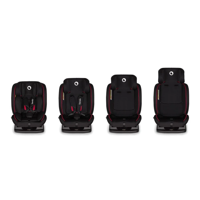 Дитяче автокрісло Lionelo AART BLACK CARBON RED