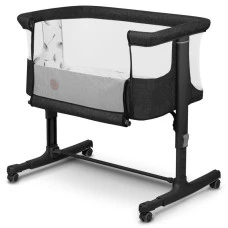 Ліжечко приставне Lionelo AURORA GREY GRAPHITE