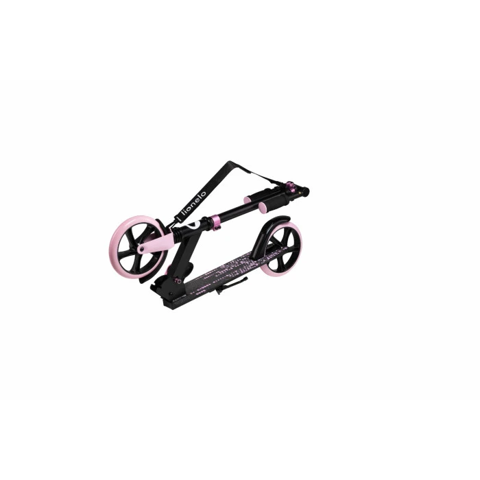 Детский самокат Lionelo Luca BLACK CARBON PINK