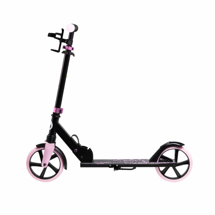 Детский самокат Lionelo Luca BLACK CARBON PINK