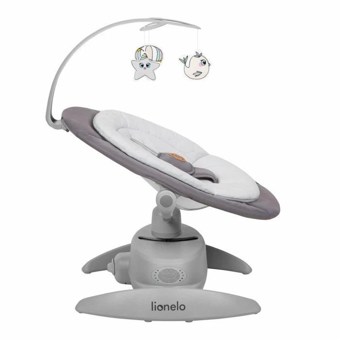 Крісло-гойдалка Lionelo MELL GREY STONE