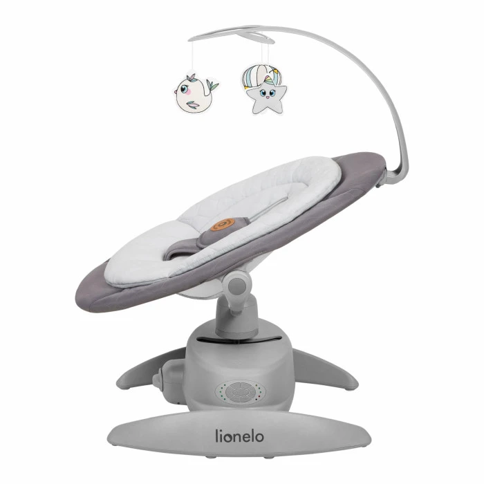 Крісло-гойдалка Lionelo MELL GREY STONE