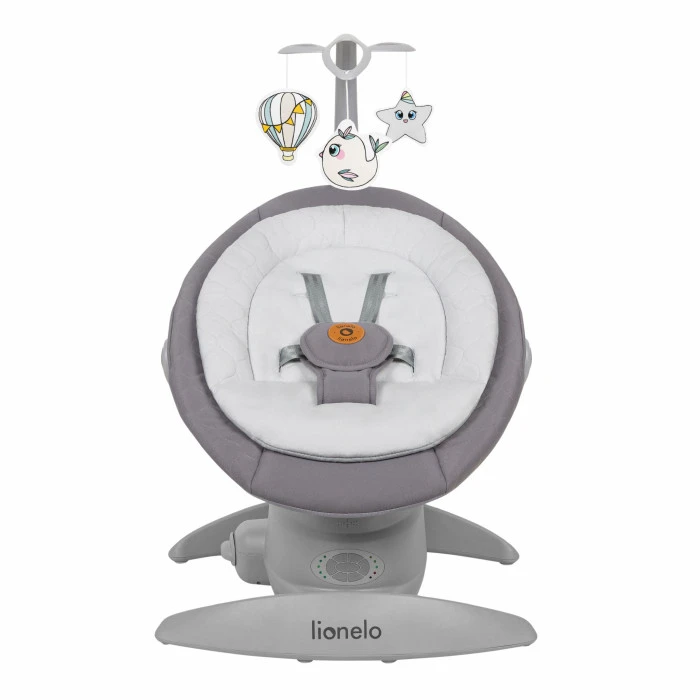 Крісло-гойдалка Lionelo MELL GREY STONE