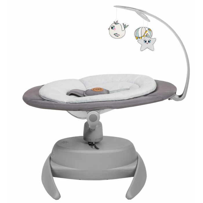 Крісло-гойдалка Lionelo MELL GREY STONE