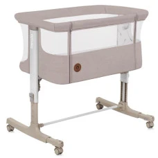 Ліжечко приставне Lionelo AURORA BEIGE CAPPUCCINO