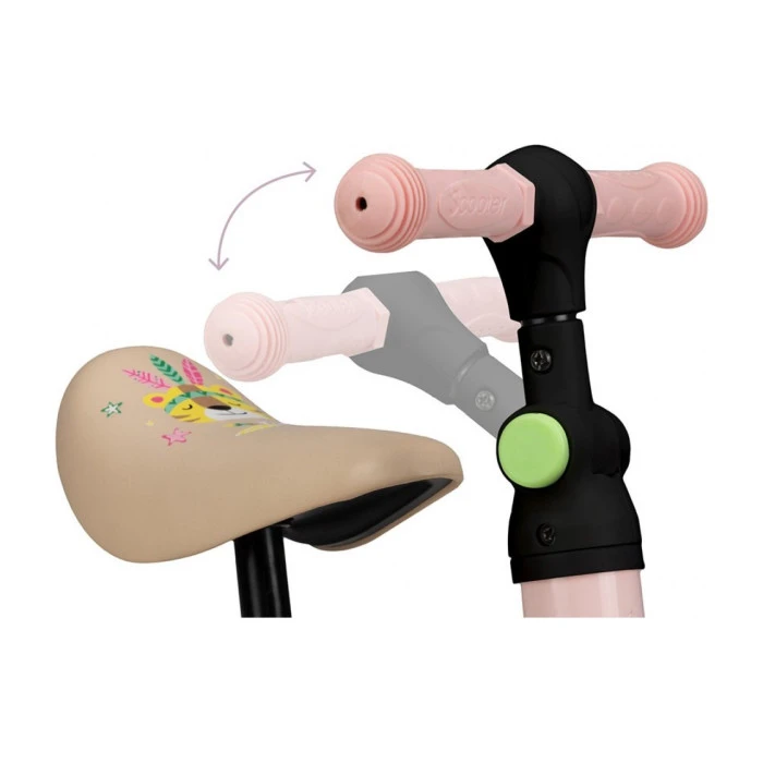 Беговел-велосипед MoMi LORIS 4 в 1 Pink