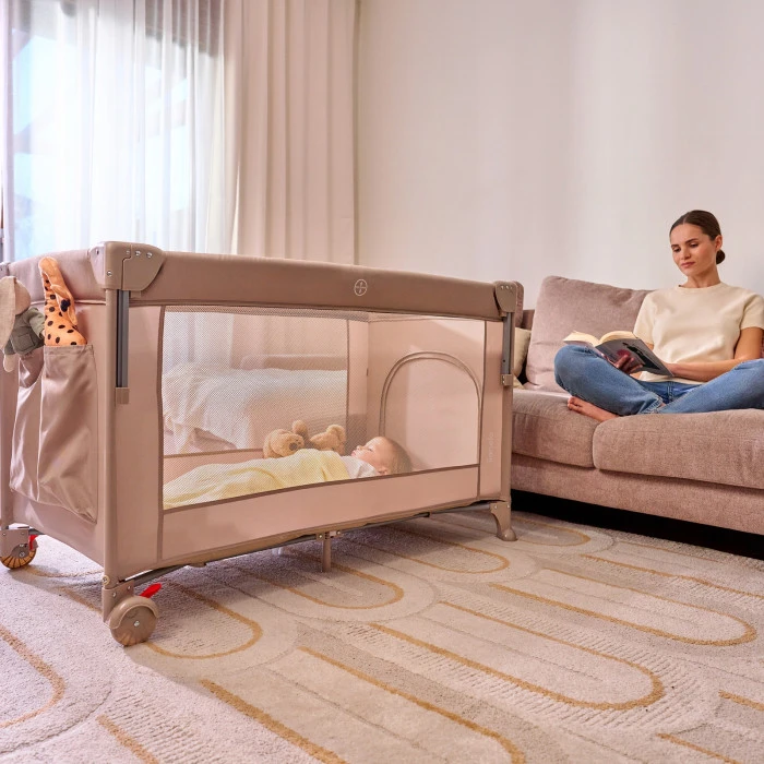 Ліжечко-манеж Lionelo ELLEN BEIGE SAND