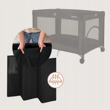 Манеж Lionelo AMELIE BLACK CARBON