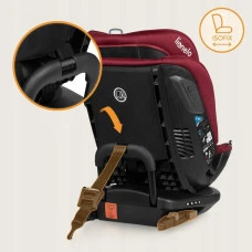 Дитяче автокрісло Lionelo BASTIAAN RWF i-Size RED BURGUNDY