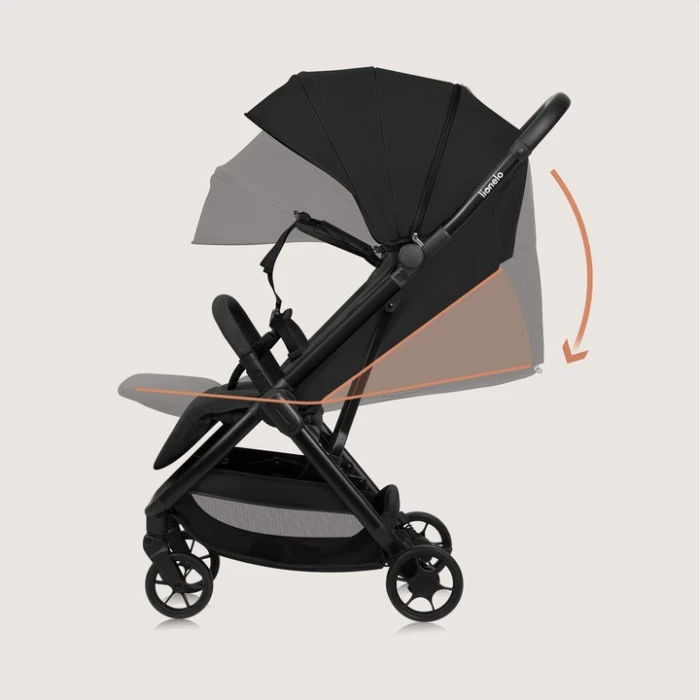 Прогулянковий візок Lionelo JULIE AIR BLACK ONYX