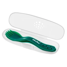 Столовые приборы в чехле, зеленый Akuku A0074