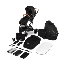 Универсальная коляска 2 в 1 Lionelo RIYA BLACK ONYX