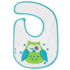 Нагрудник на липучке малый Зеленая Сова Akuku A1306