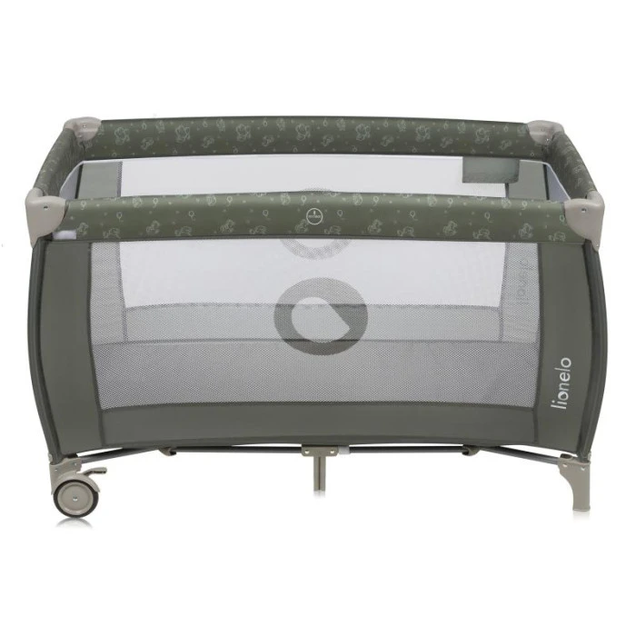 Ліжечко-манеж Lionelo SVEN PLUS BEIGE OLIVE