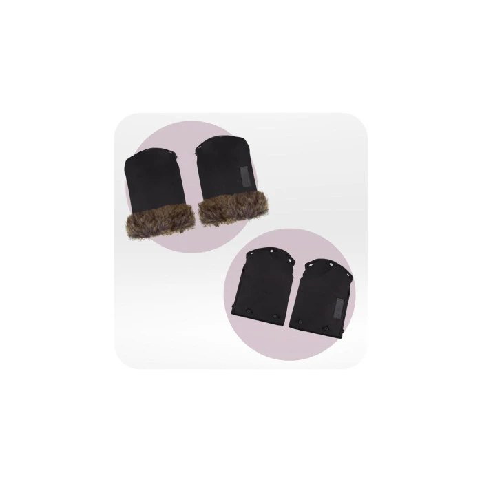 Муфта-перчатки для коляски MoMi SILDI Black