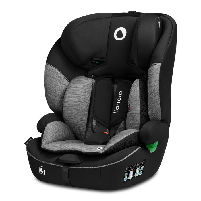 Детское автокресло Lionelo LEVI I-SIZE BLACK GREY
