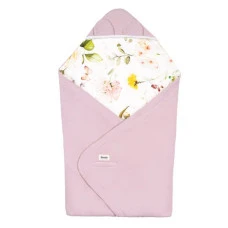 Покривало Lionelo TRAVEL SWADDLE BLANKET PINK FLOWER