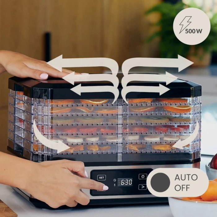 Сушилка для овощей и фруктов Zeegma Dry Chef Silver