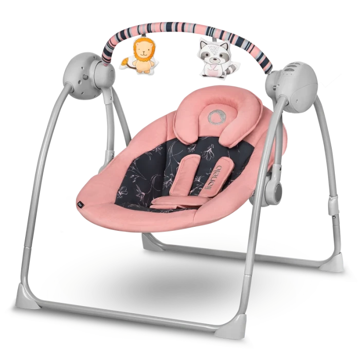 Детское кресло-качалка Lionelo RUBEN PINK BABY