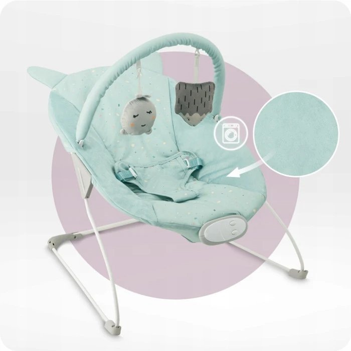 Кресло-качалка MoMi GLOSSY Blue