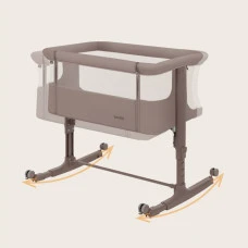 Кроватка приставная Lionelo AURORA BEIGE TAUPE