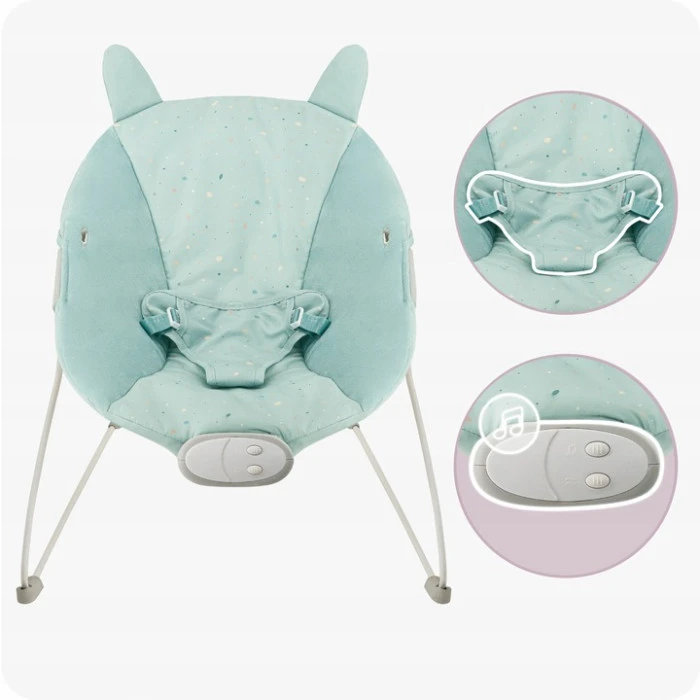 Кресло-качалка MoMi GLOSSY Blue