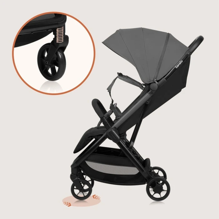 Прогулянковий візок Lionelo JULIE AIR GREY STONE