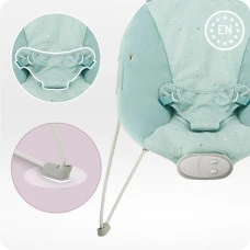 Кресло-качалка MoMi GLOSSY Blue