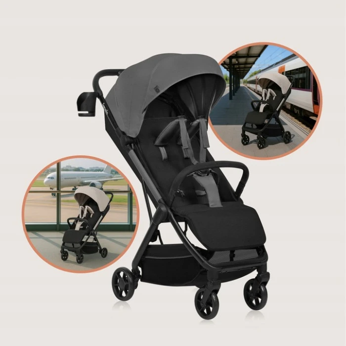 Прогулянковий візок Lionelo JULIE AIR GREY STONE