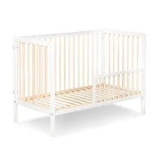 Дитяче ліжечко KLUPS TIMI Pine-White перегородкою