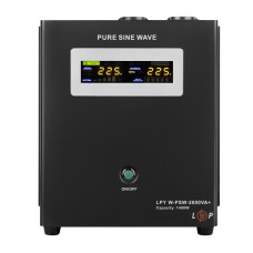 ДБЖ з правильною синусоїдою 24V LPY-W-PSW-2000VA+ (1400Вт)10A/20A