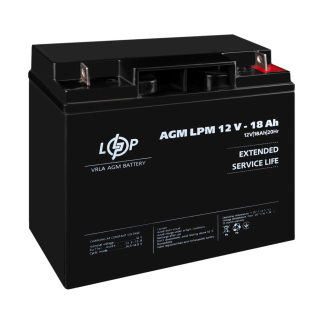 Аккумулятор AGM LPM 12V – 18 Ah