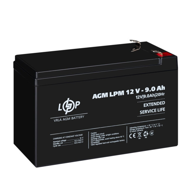 Аккумулятор AGM LPM 12V - 9 Ah