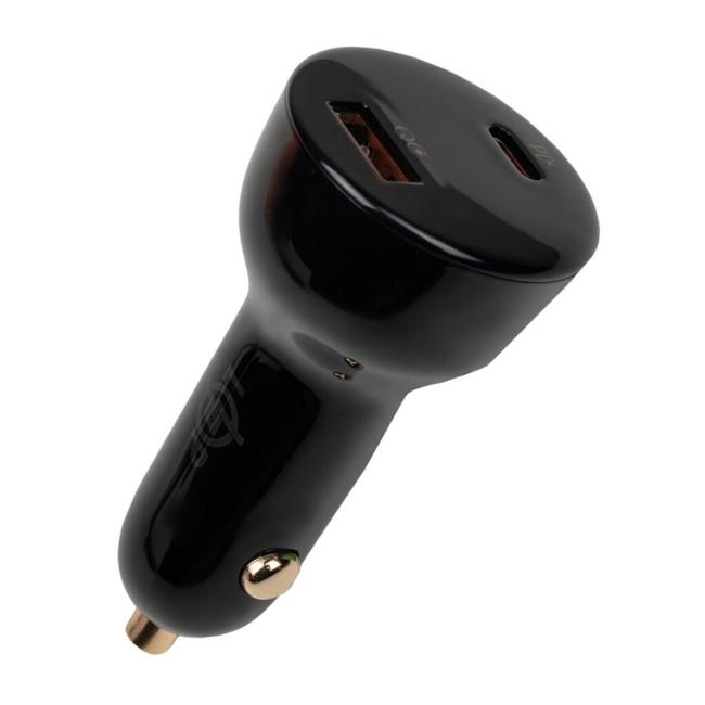 Зарядка в прикуривателе LP 100W Type-C+USB (QC4/PD3.0/PPS) WCH01