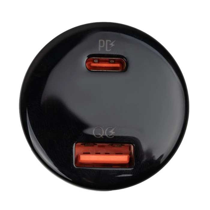 Зарядка в прикуривателе LP 100W Type-C+USB (QC4/PD3.0/PPS) WCH01