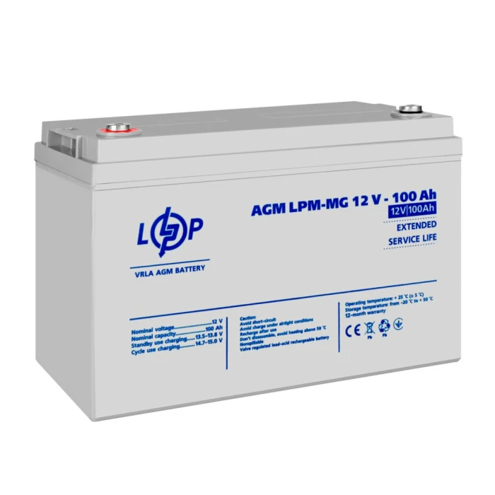 Аккумулятор мультигелевый LPM-MG 12V - 100 Ah