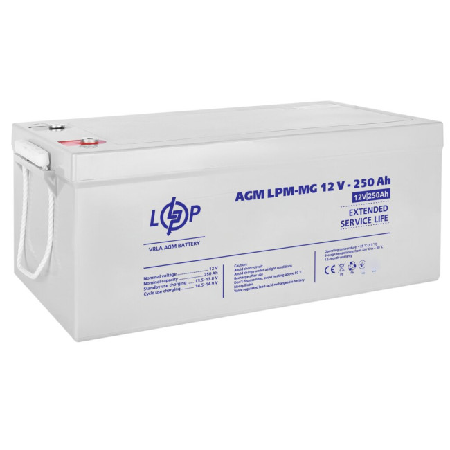 Аккумулятор мультигелевый LPM-MG 12V - 250 Ah