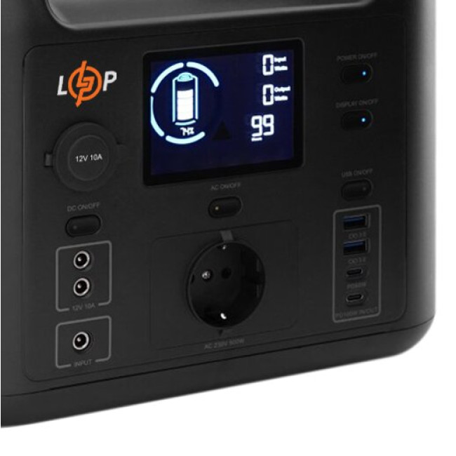 Многофункциональная портативная зарядная станция LP CHARGER 500 (500W, 518Wh)