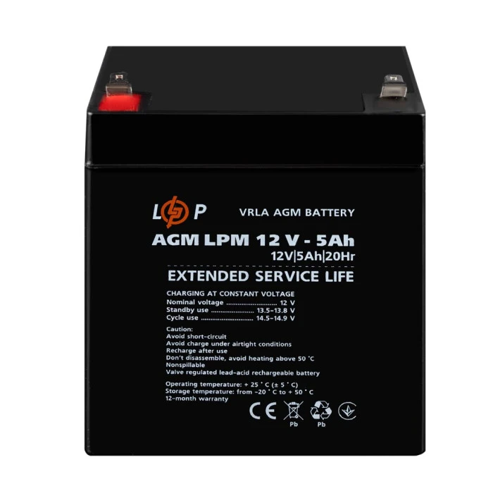 Аккумулятор AGM LPM 12V – 5 Ah